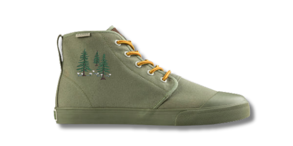 Sage High Top Pine & Petal